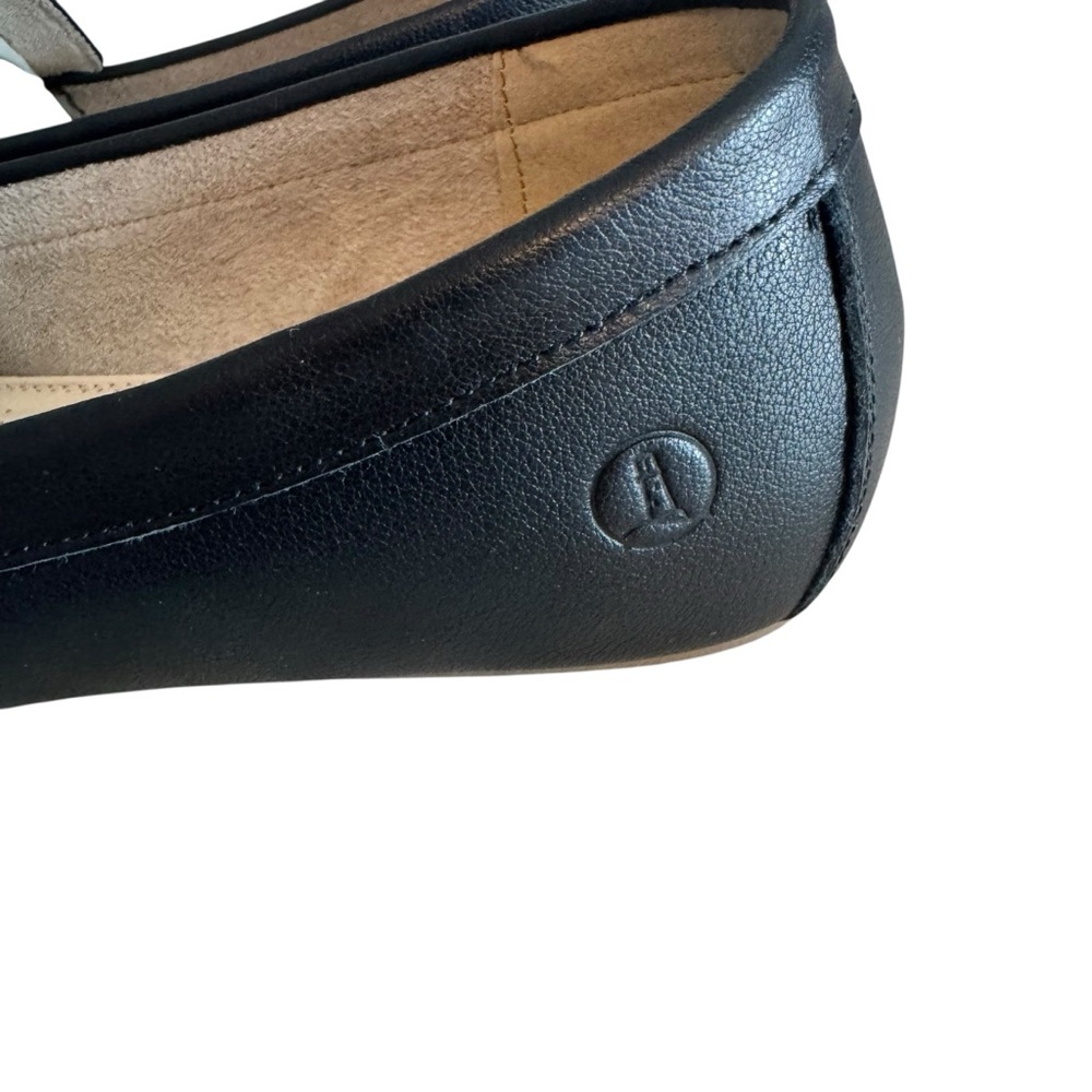 Lands’ End Women’s Comfort Slip On Black Leather Loafers Size 9 - Picture 7 of 8